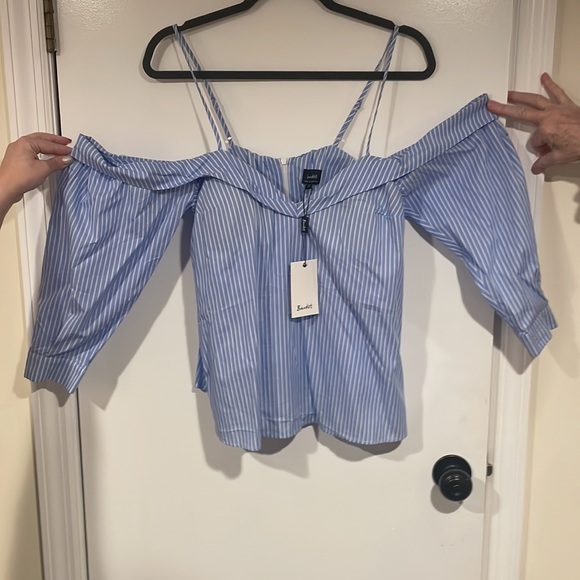 PALOMA STRIPE TOP IN LIGHT STR - Picture 5 of 10